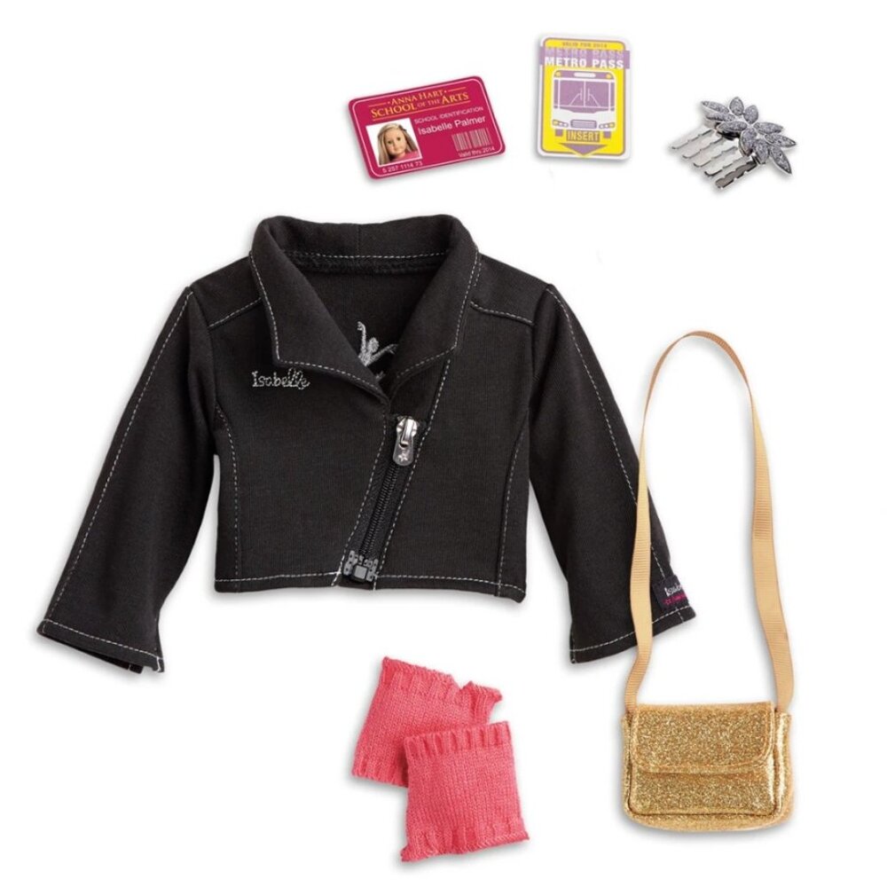 American Girl Doll Isabelle's Accessories Girl of Year 2014 Jacket Purse‎ Bag